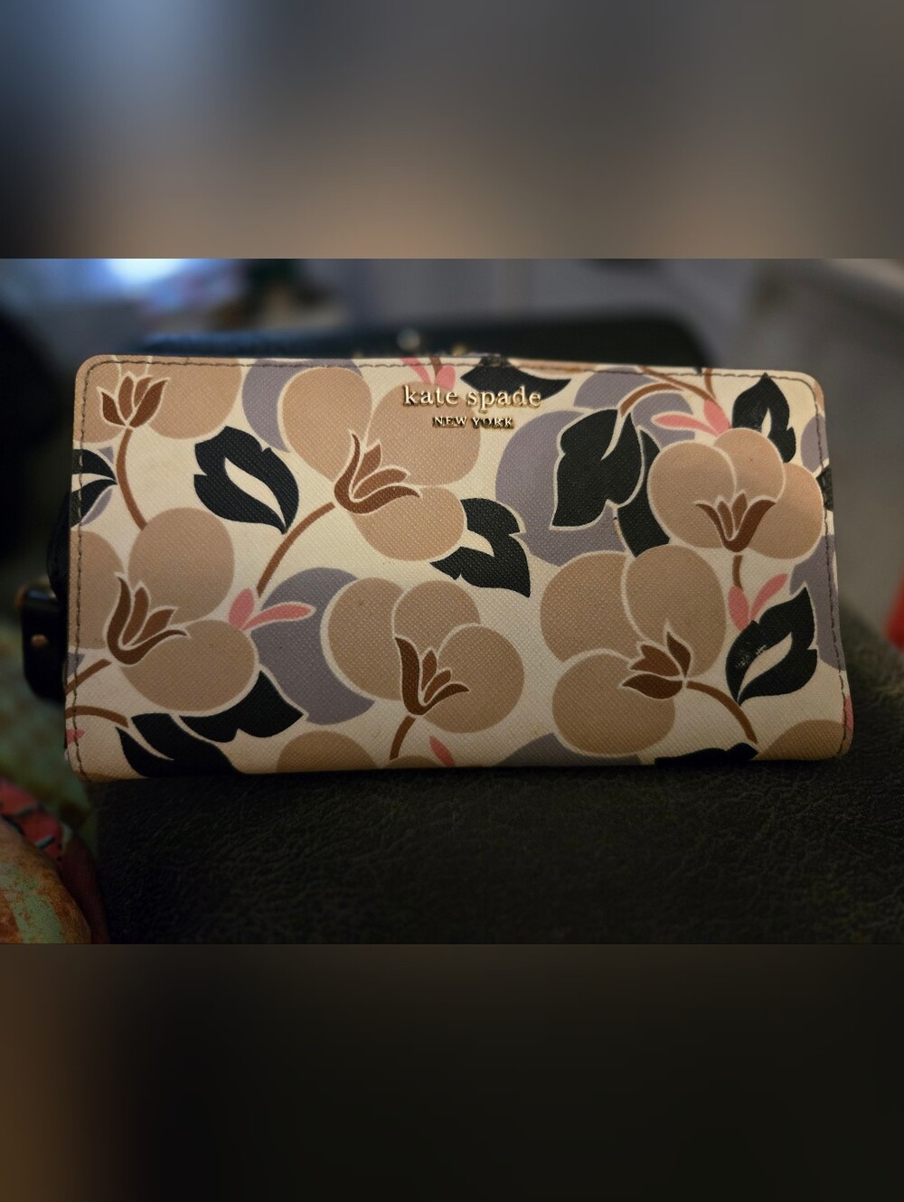 Kate Spade Cameron Breezy Floral Slim Bifold Wallet